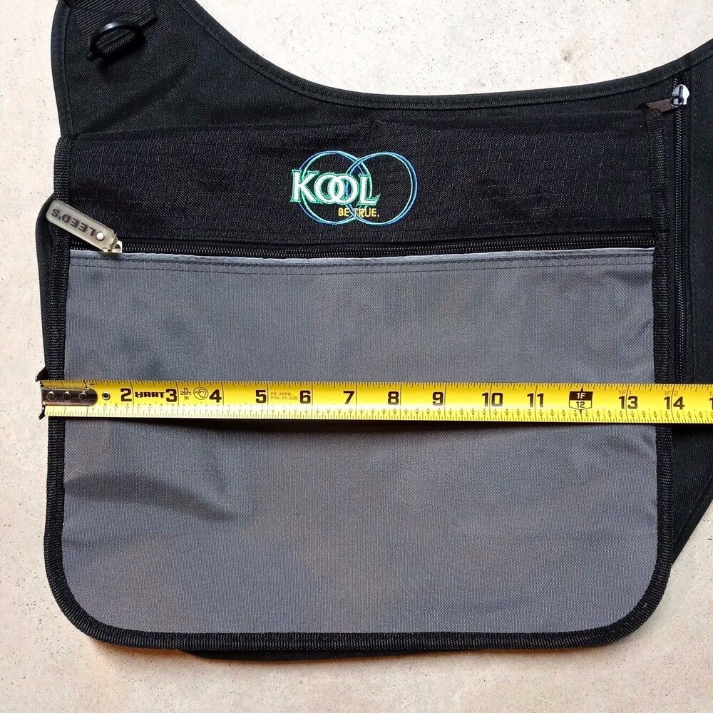 Vintage Kool Cigarettes Promo Messenger Laptop Bag w/ Phone Pouch - Picture 9 of 9